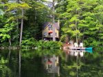 View of house from Lermond Pond kayaks and canoes not included